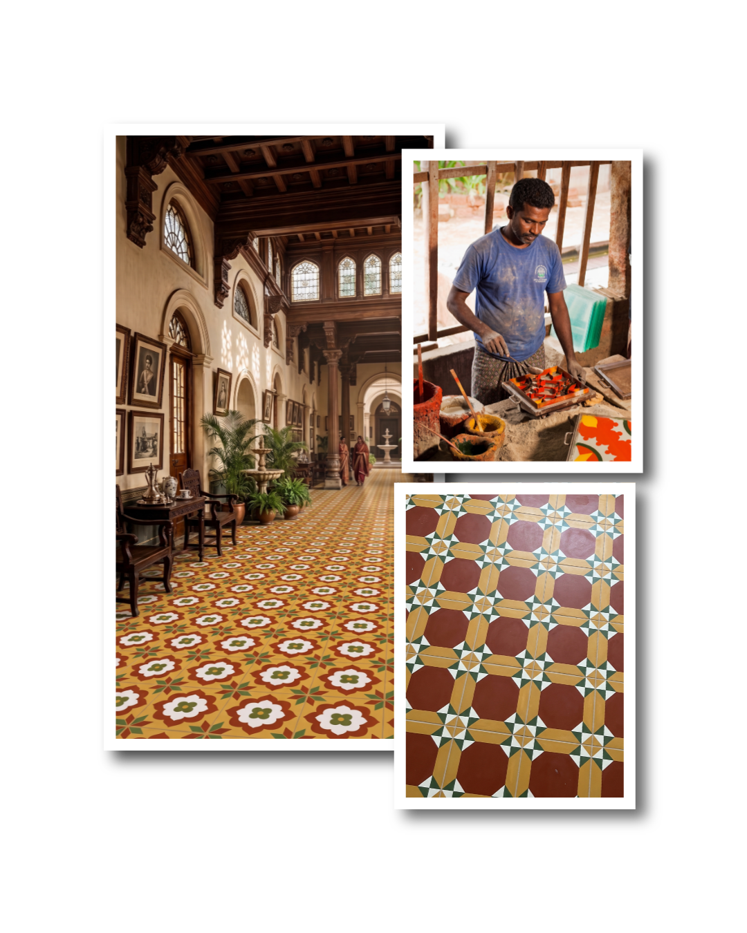 Crafting Beauty of Athangudi tiles