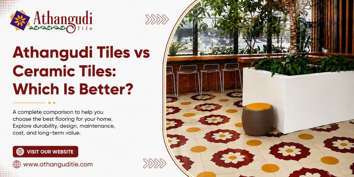 Athangudi vs Ceramic Tiles: Which Is Better for Your Home?
