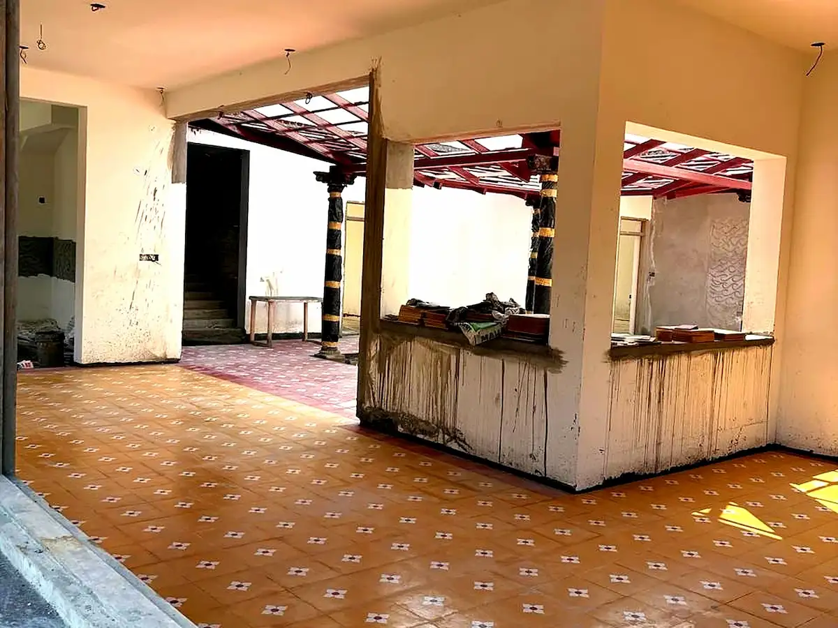 Athangudi tiles enhancing a living space