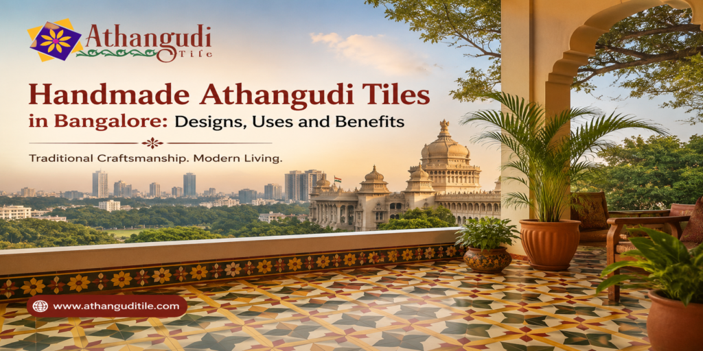 Handmade Athangudi Tiles in Bangalore with traditional designs